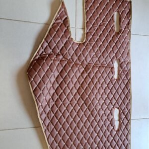 Couvre tableau de bord en similicuir marron pour camion Scania sur mesure