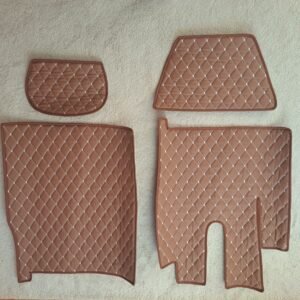 tapis de sol en similicuir marron Daf