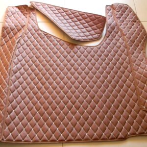 tapis de sol en simili cuir marron Mercedes Actros plancher haut