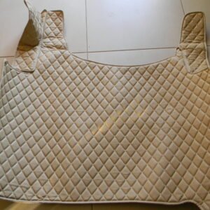 tapis de sol en similicuir crème Man TGX deux tiroirs centrale