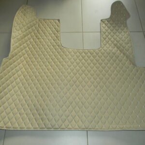 tapis de sol en similicuir creme Scania
